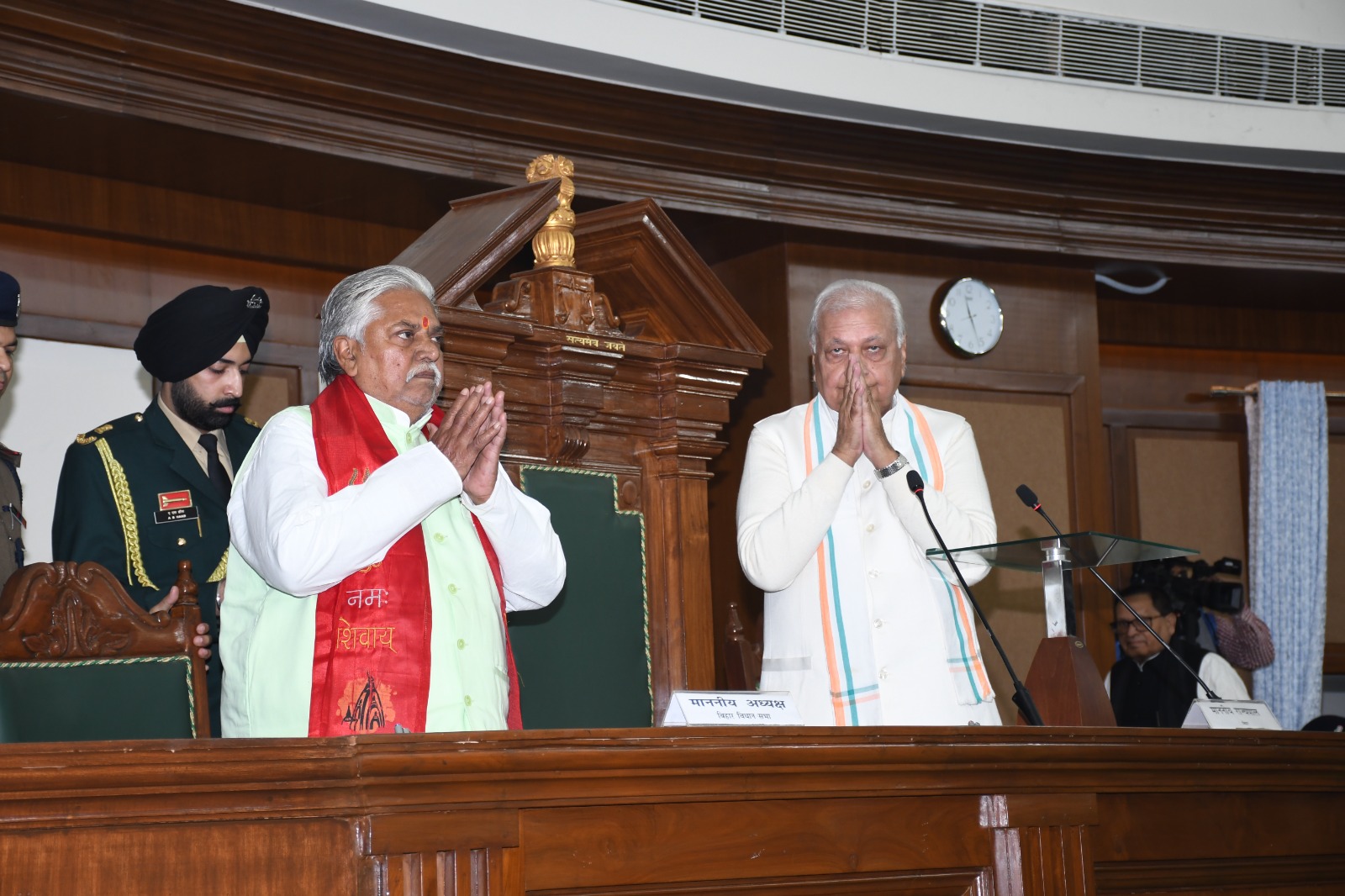 बिहार विधान सभा सेंट्रल हॉल में माननीय राज्यपाल श्री आरिफ़ मोहम्मद खान...